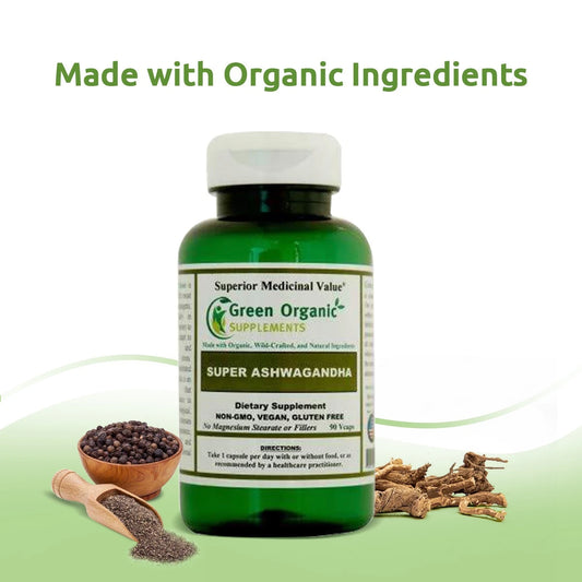 Green Organic Supplements' Ashwaganda